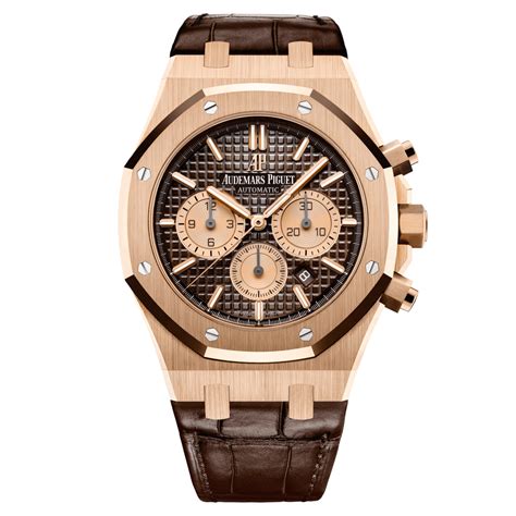 audemars piguet royal oak rose gold brown dial|audemars piguet used royal oak.